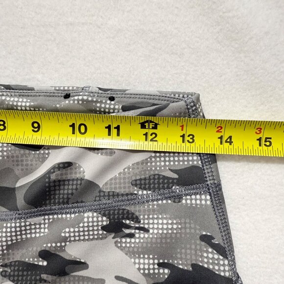 Zelos Womens Athletic High Waist Zip Pocket Stretch Grey Camo Legging Sz M NWOT - Picture 7 of 10